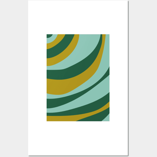 Curved stripes IV Wall Art by AllPrintsAndArt